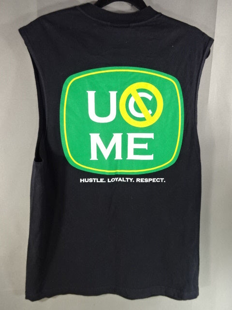John Cena  Illustrated Sleeveless T-Shirt (1) (WWE (2008) / Black)