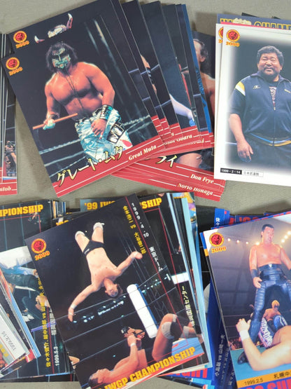 2000 Bandai New Japan Pro Wrestling Regular 149 Complete Set
