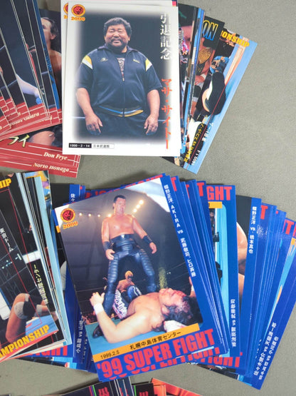 2000 Bandai New Japan Pro Wrestling Regular 149 Complete Set