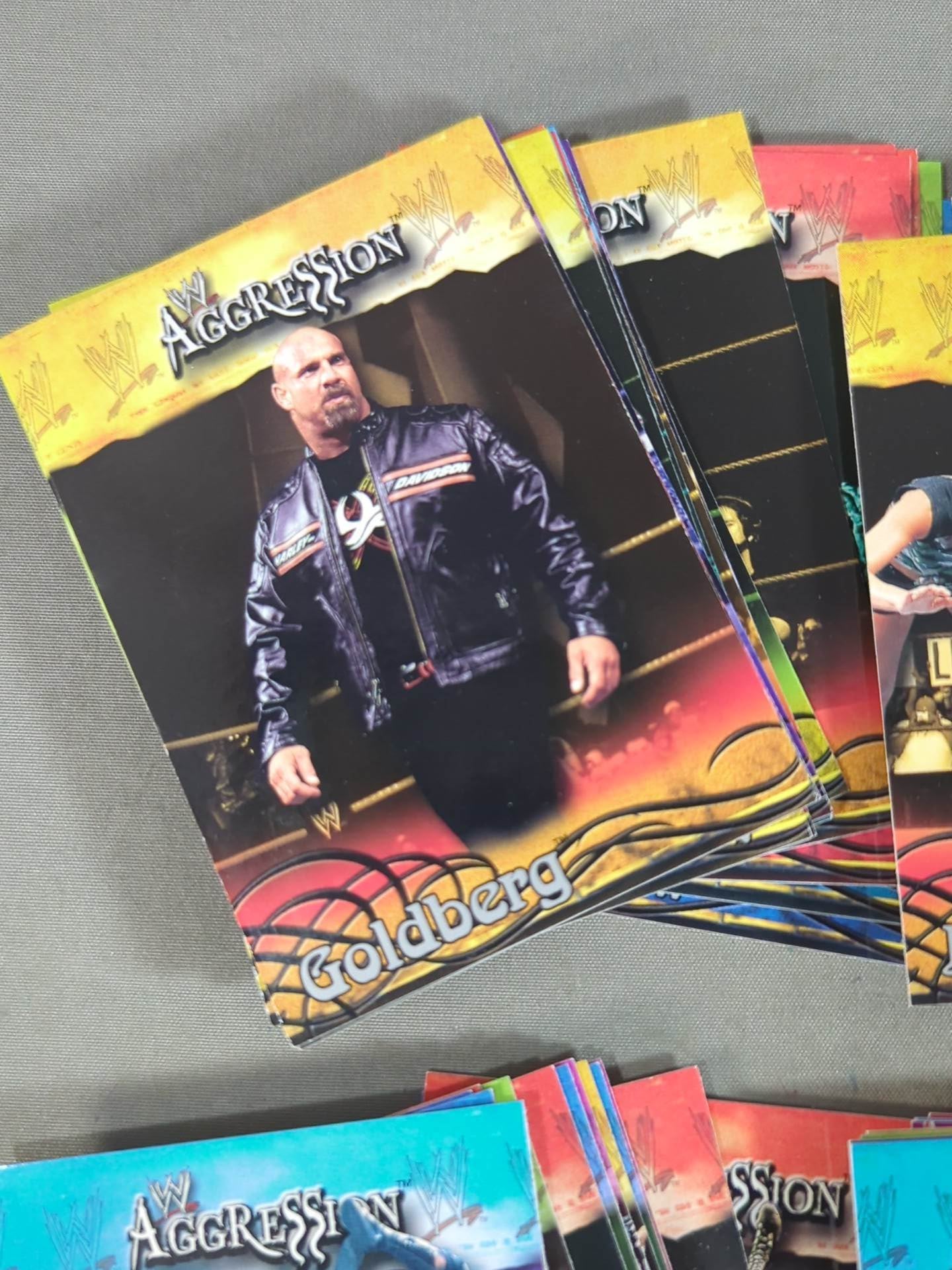 2003 FLEER WWE AGGRESSION 89 Regular Cards Full Complete Set
