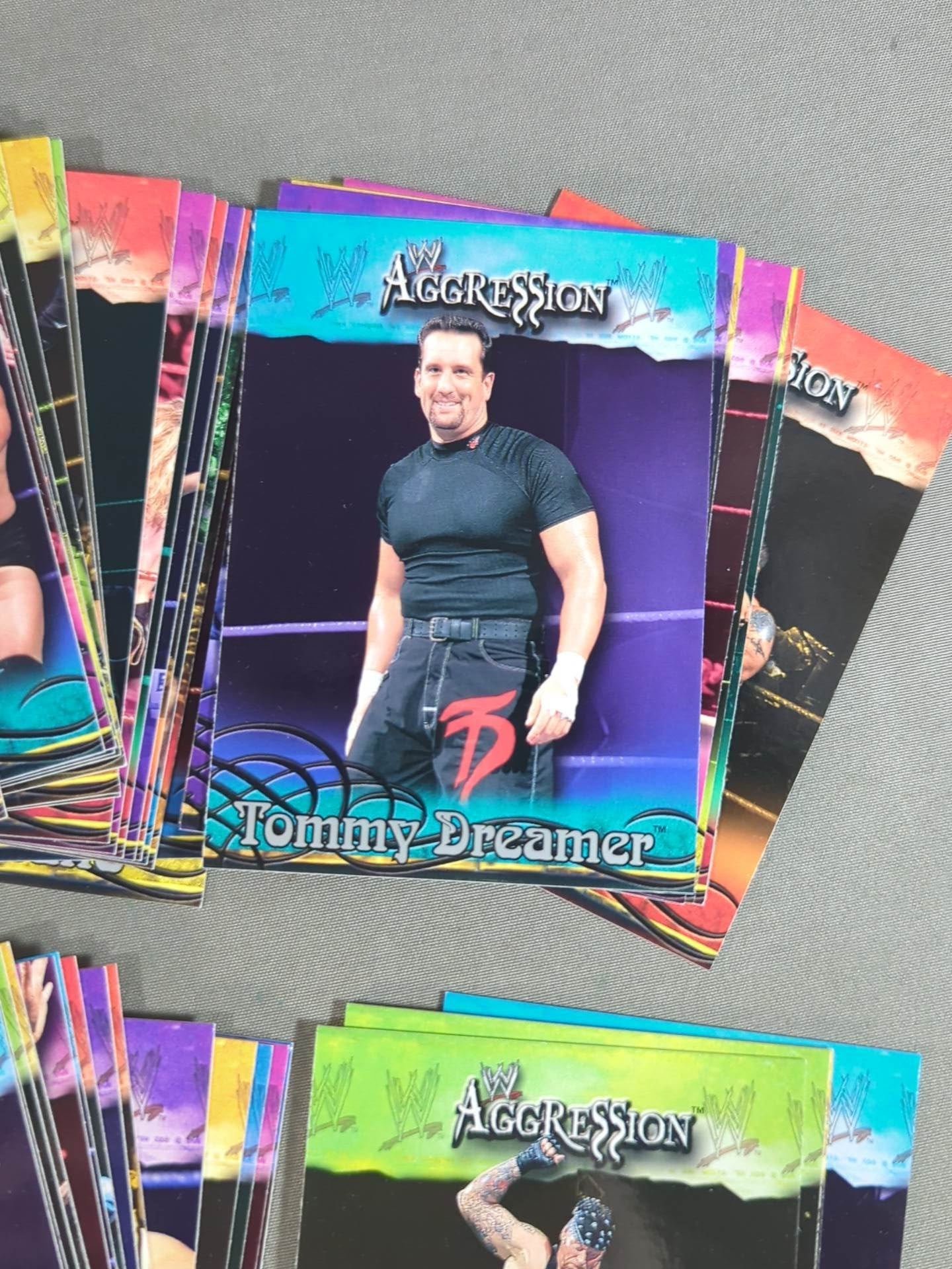 2003 FLEER WWE AGGRESSION 89 Regular Cards Full Complete Set