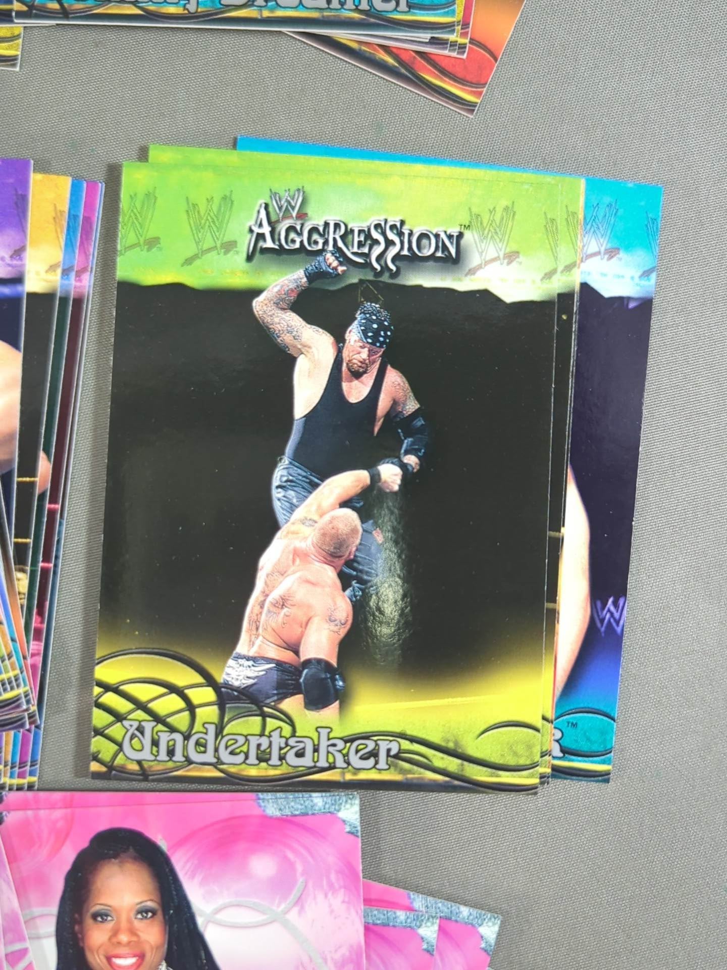2003 FLEER WWE AGGRESSION 89 Regular Cards Full Complete Set