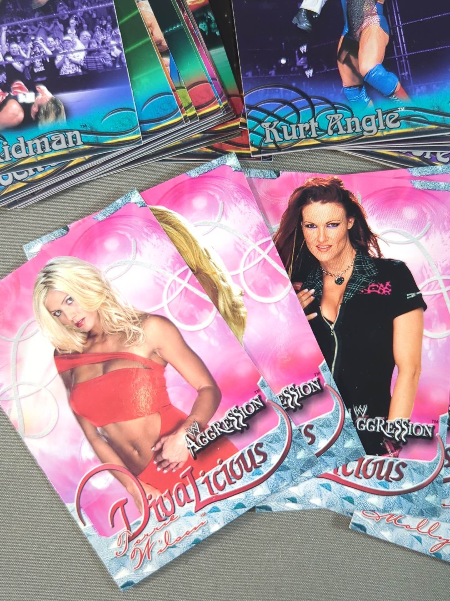 2003 FLEER WWE AGGRESSION 89 Regular Cards Full Complete Set