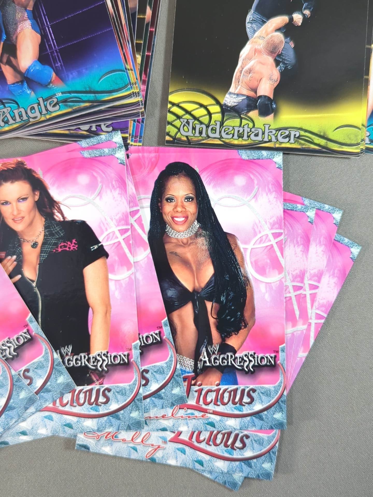 2003 FLEER WWE AGGRESSION 89 Regular Cards Full Complete Set