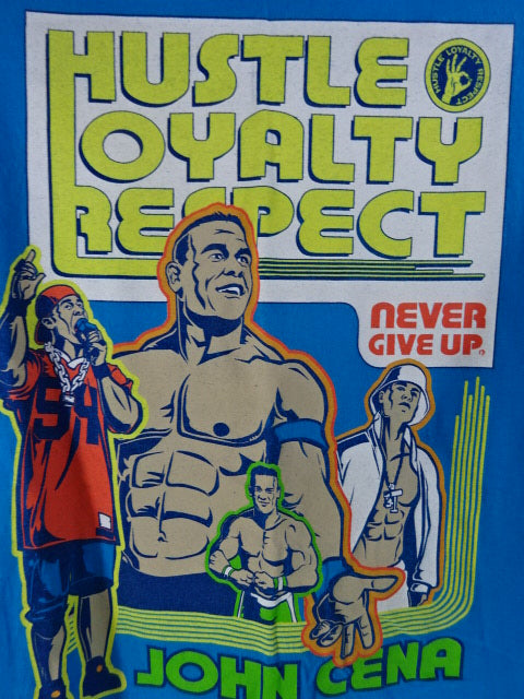 John Cena  Illustrated T-Shirt (18) (WWE (2014) / Light Blue