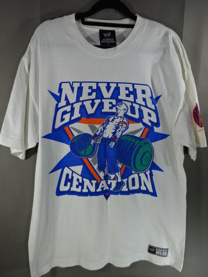 John Cena  Illustrated T-Shirt (25) (WWE (2008) / White)