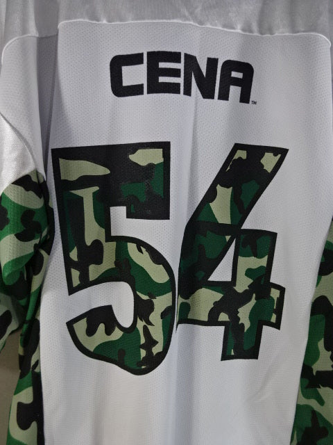 John Cena  Football Jersey (1) (WWE (2004) / White)