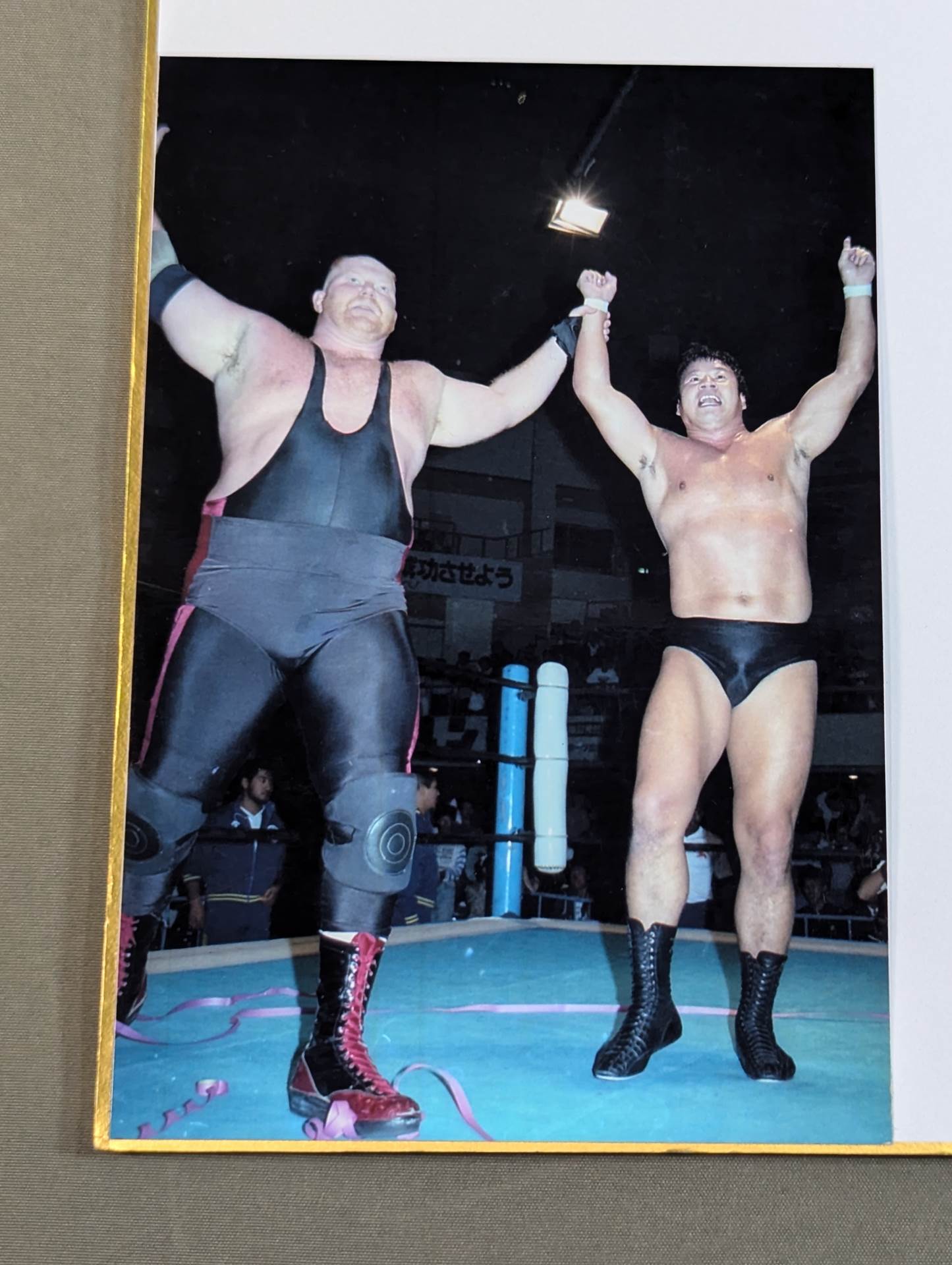 Tatsumi Fujinami &Vader ( photo paste)