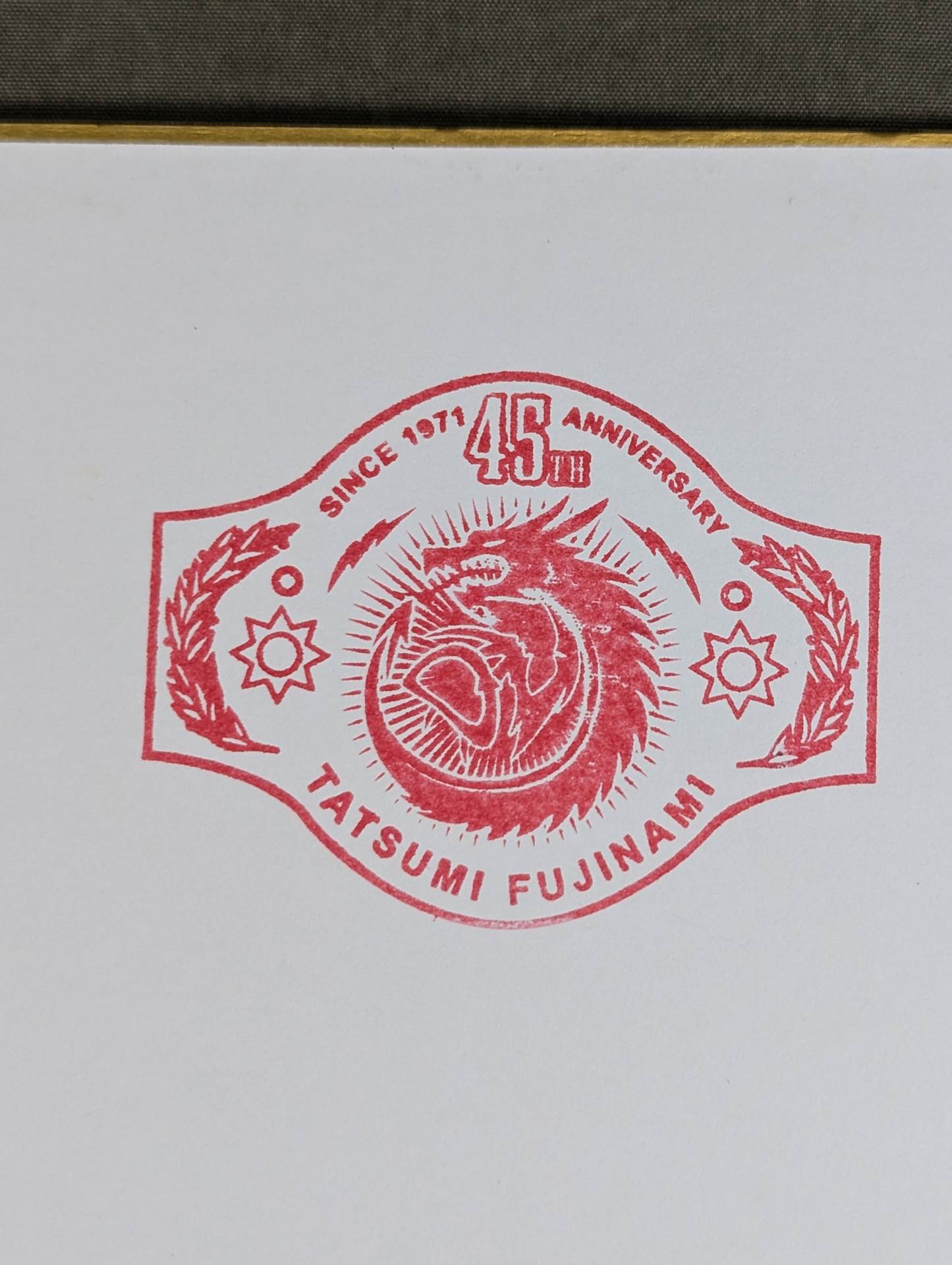 Tatsumi Fujinami &Vader ( photo paste)