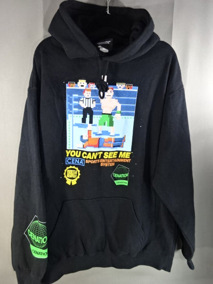 John Cena  Pullover Hoodie  (3) (WWE (2008) / Black )