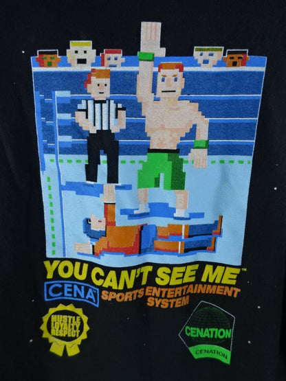 John Cena  Pullover Hoodie  (3) (WWE (2008) / Black )