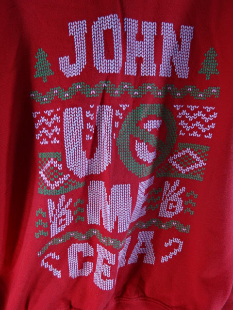 John Cena  Sweatshirt (1) (WWE (2010s) / Red)