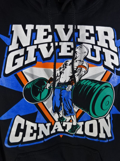 John Cena  Pullover Hoodie  (11) (WWE (2008) / Black )