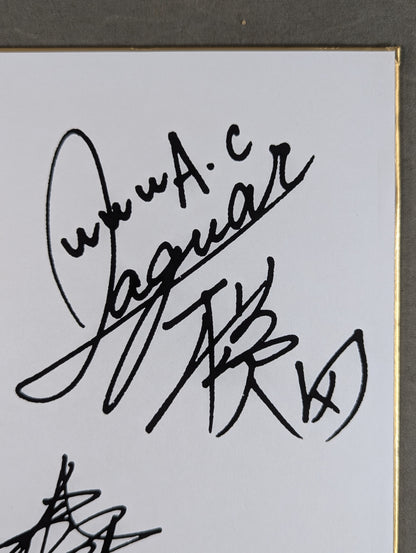 Jaguar Yokota & Masami Devil Autograph is printed (photo attached)