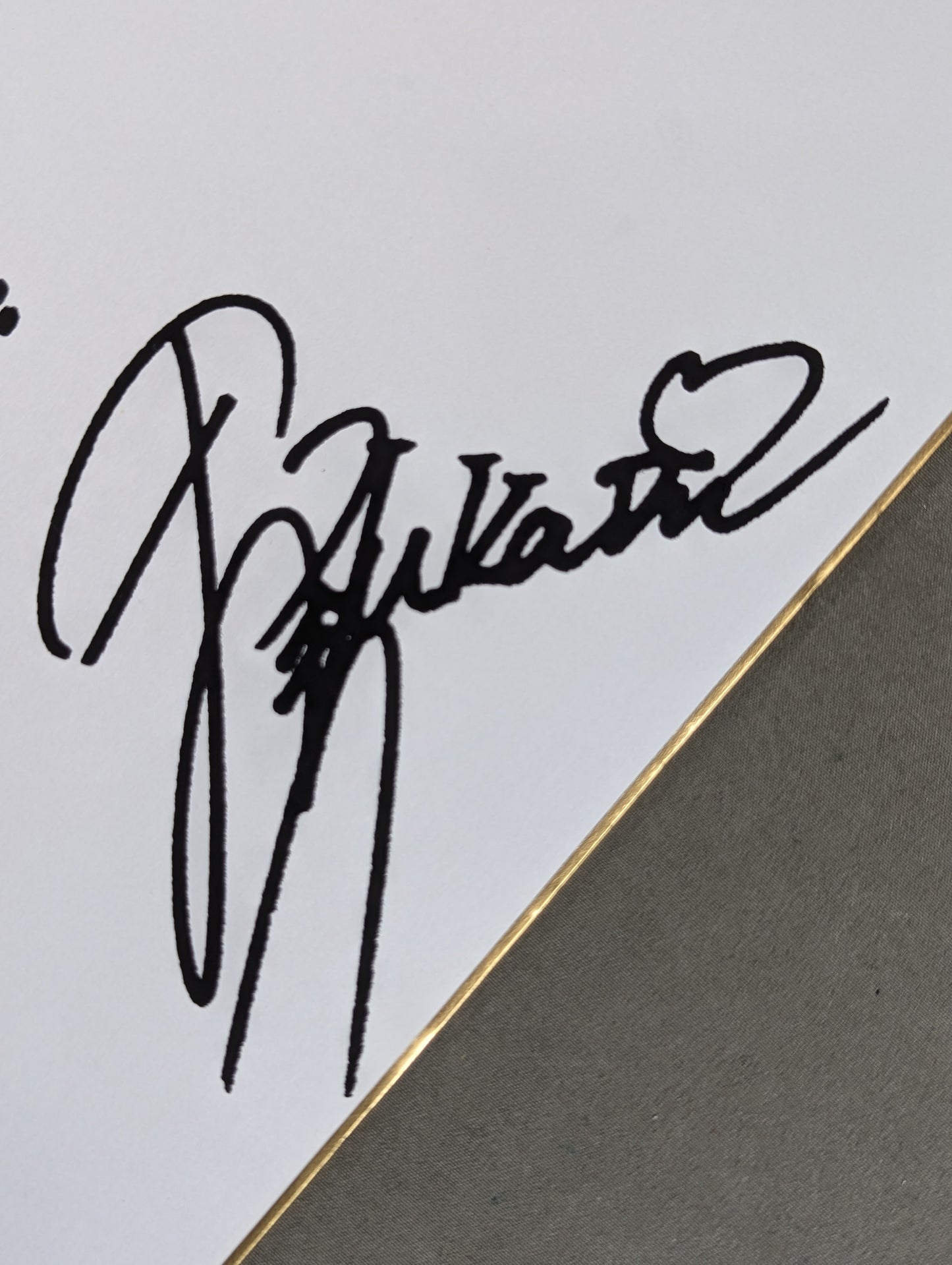 Jumbo Hori & Yukari Omori Autograph is printed(photo ) Affix)