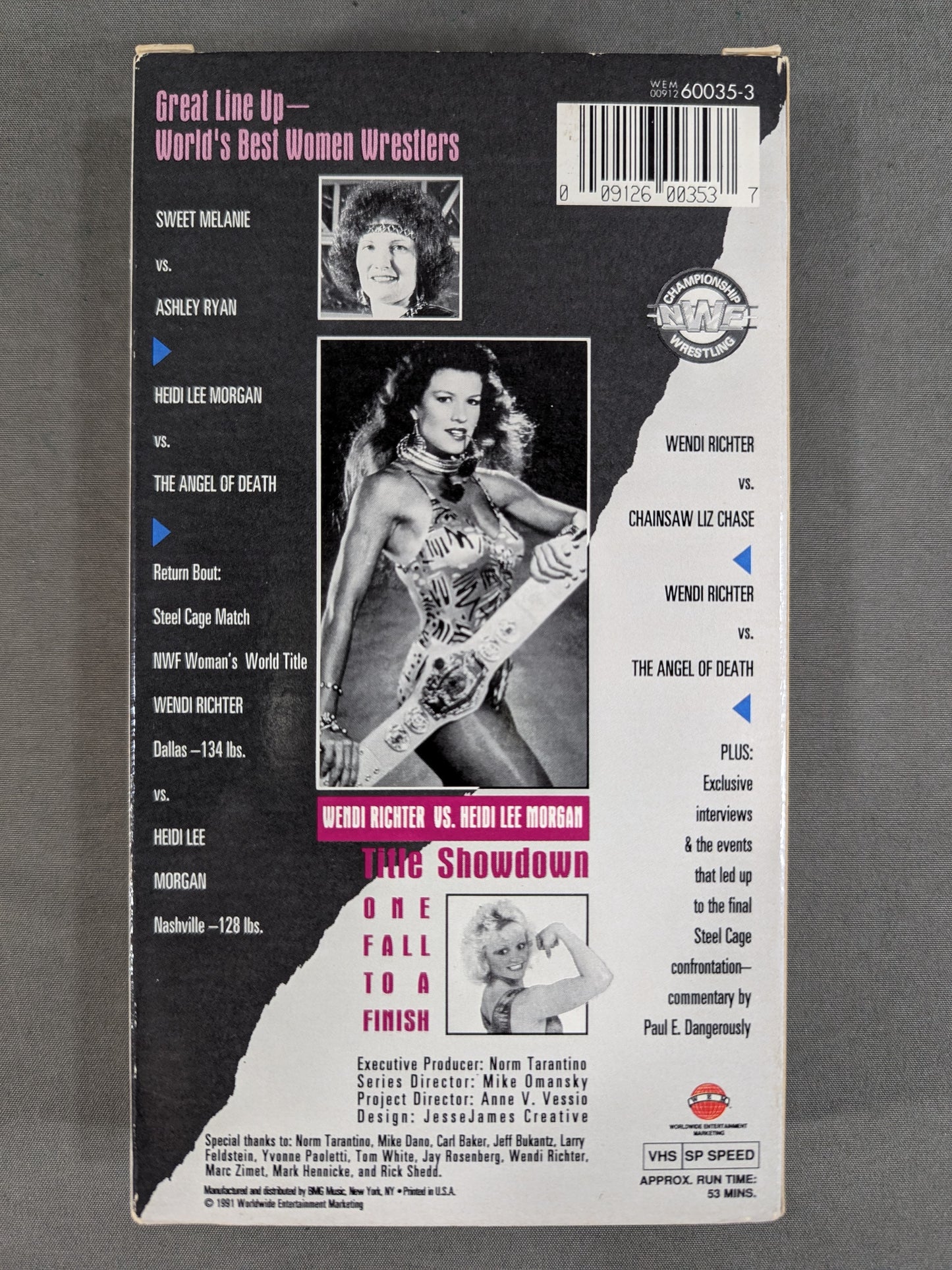 ★WENDI RICHTER vs HEIDI LEE MORGAN★ WOMEN'S CHAMPIONSHIP Wrestling