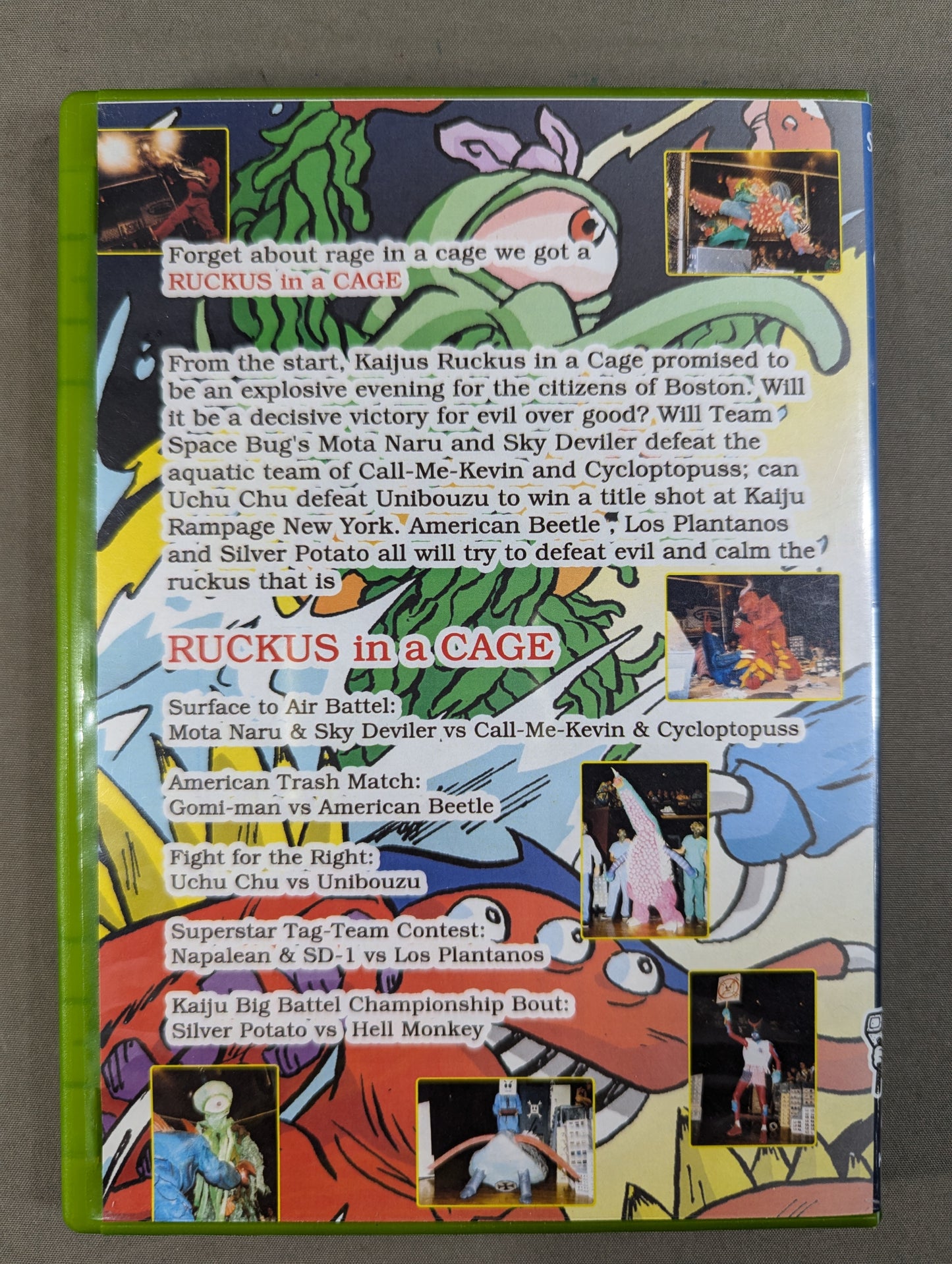 KAIJU Ruckus in a Cage