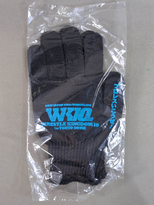 レッスルキングダム10 手袋(黒×青)