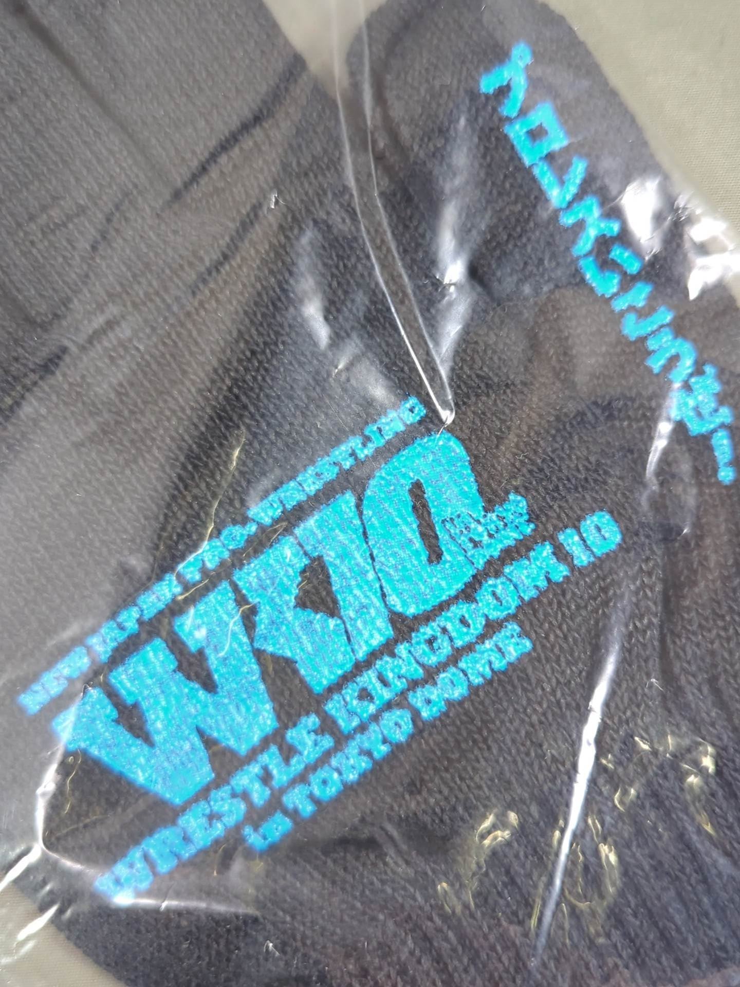 レッスルキングダム10 手袋(黒×青)