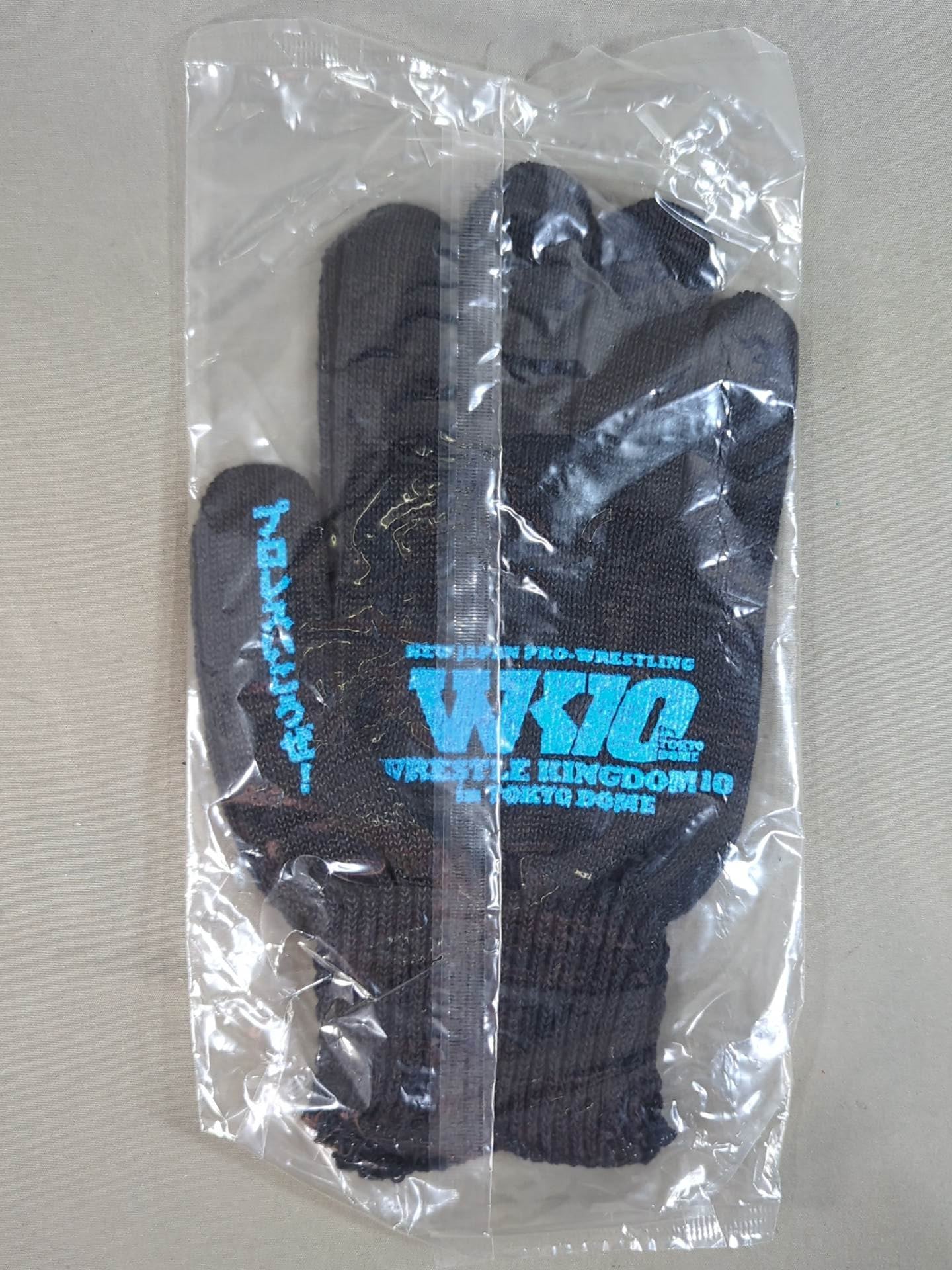 レッスルキングダム10 手袋(黒×青)