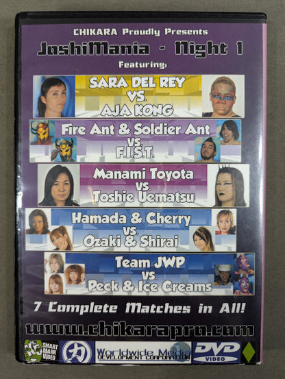 ★JOSHI MANIA NIGHT.1★ CHIKARA 12/2/11 PHILADELPHIA, PA