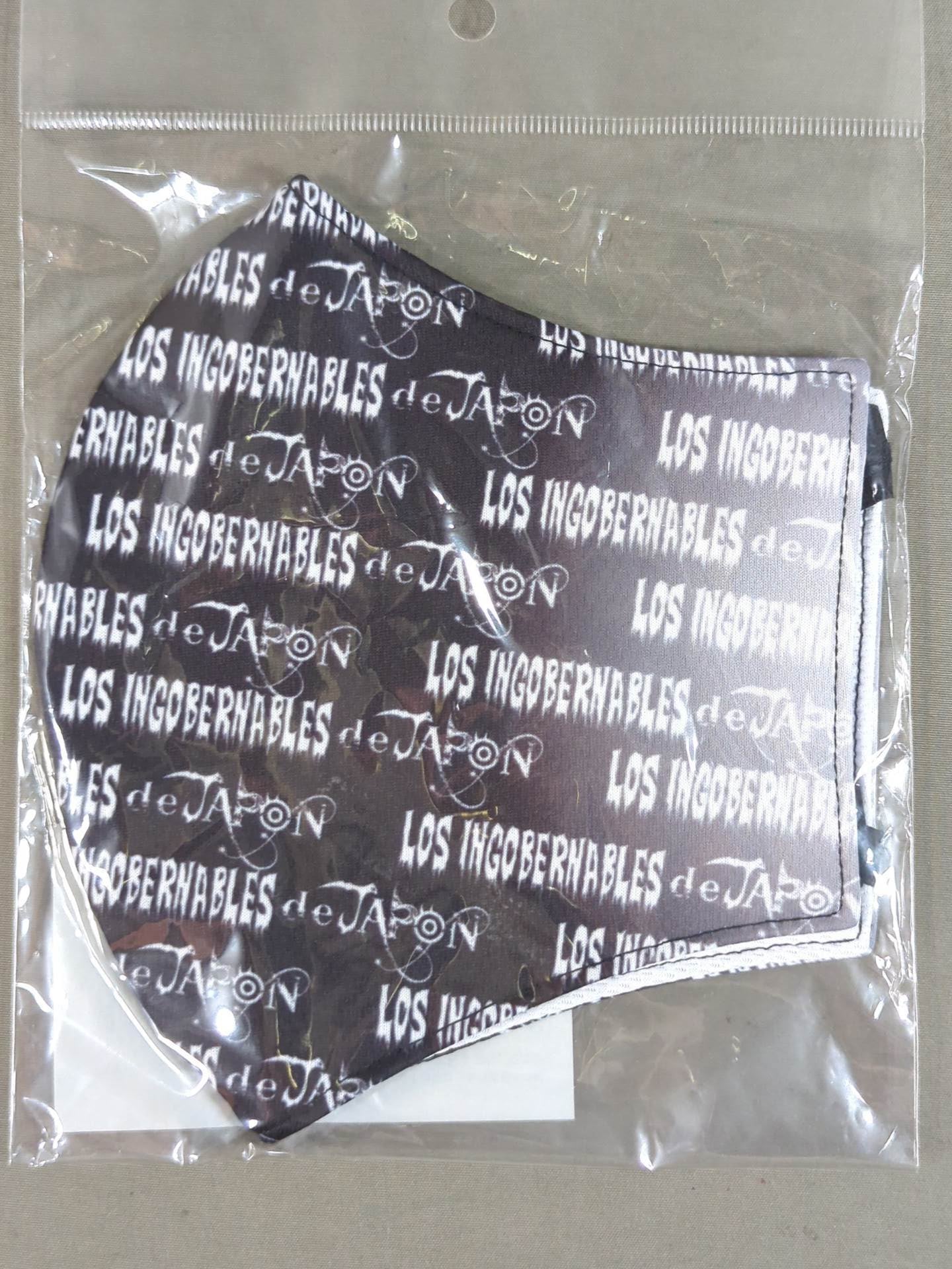 L・I・Jチームロゴ(ブラック×ホワイト) マスクカバー