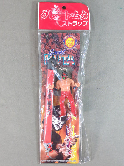 グレート・ムタ フィギュアストラップ(赤×黒)
