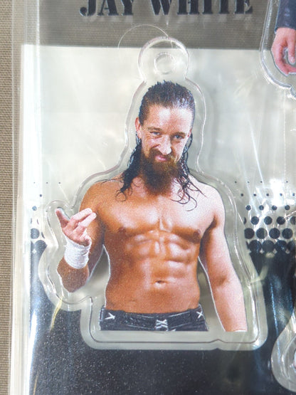 Jay White Figure Seat Keychain