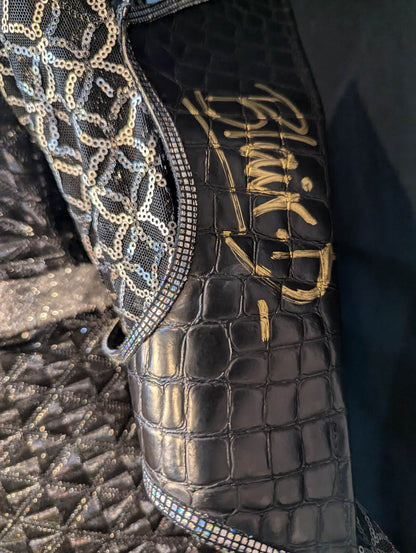 Blair Davenport (Bea Priestley ) ★WWE worn by him BlacK Gown ★