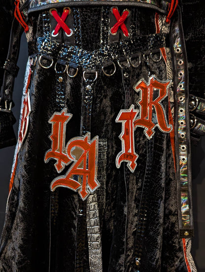 Blair Davenport (Bea Priestley ) ★WWE worn by him  Black×red gown ★