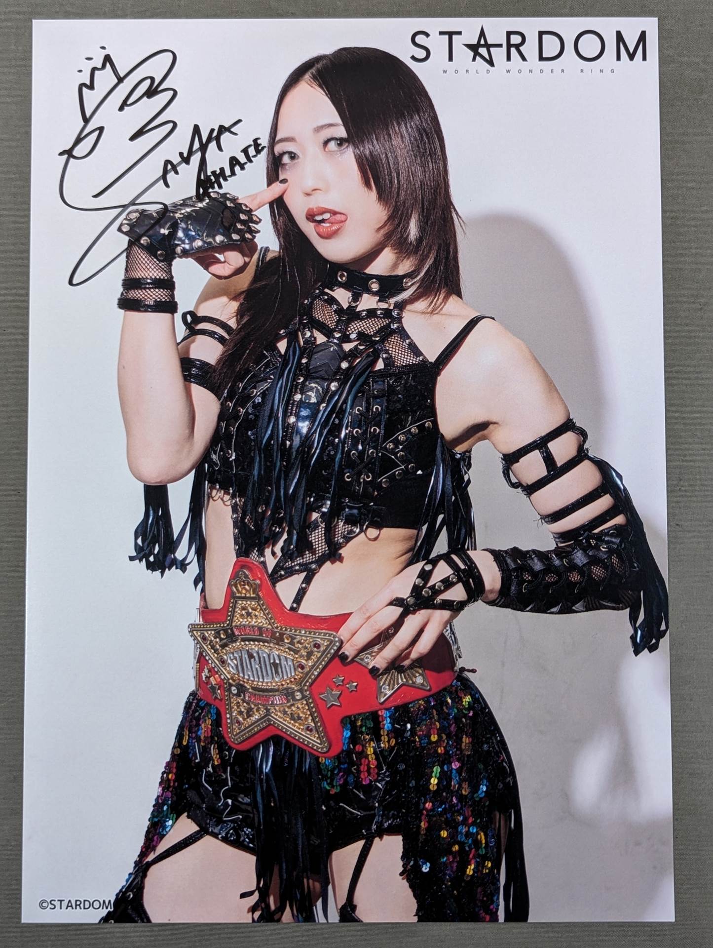 Saya Kamitani  hand signed autograph  Starda Pro-Photo (V-1)