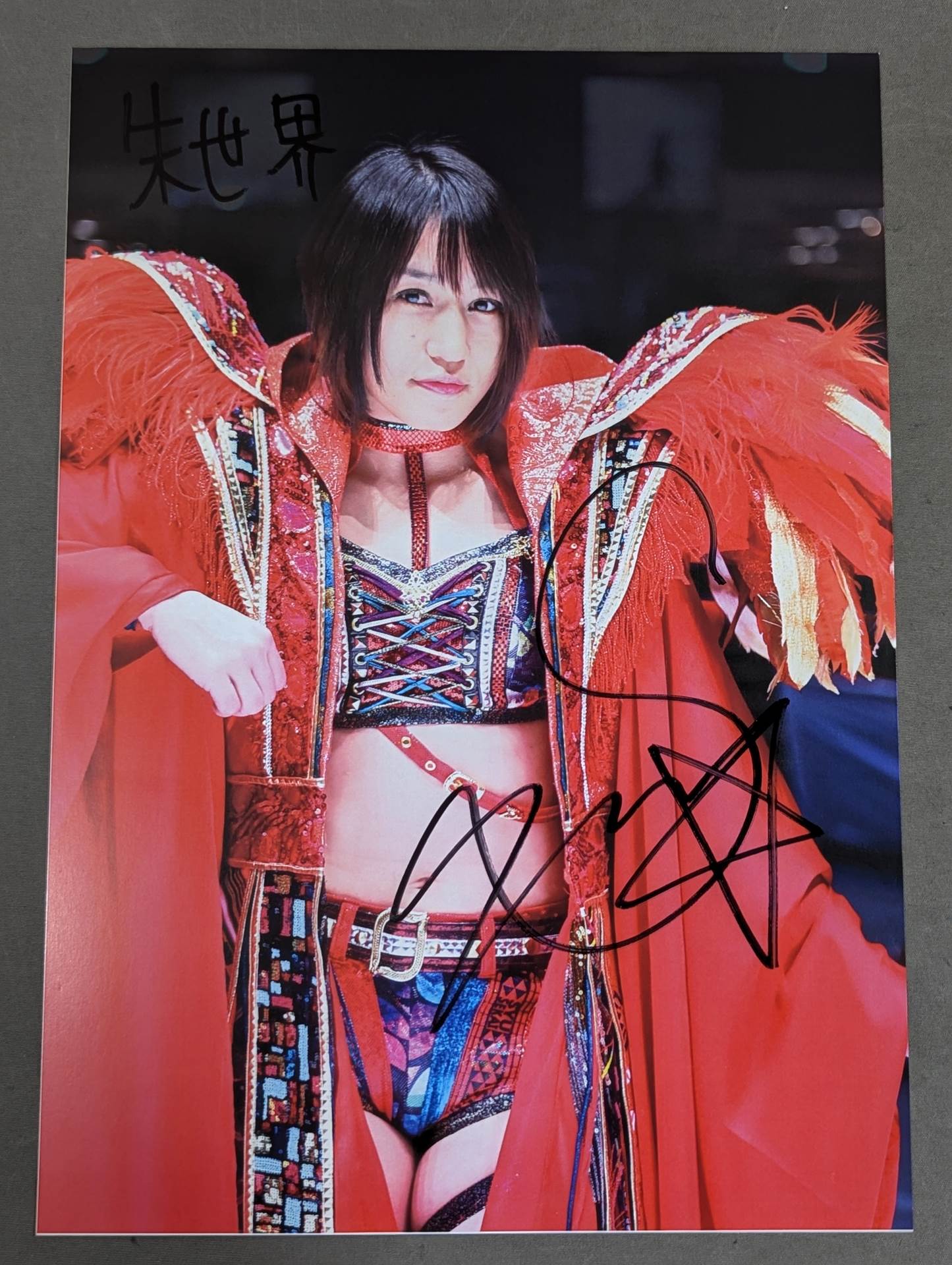 Akari hand signed autograph stardom Pro-Photo (H-7)