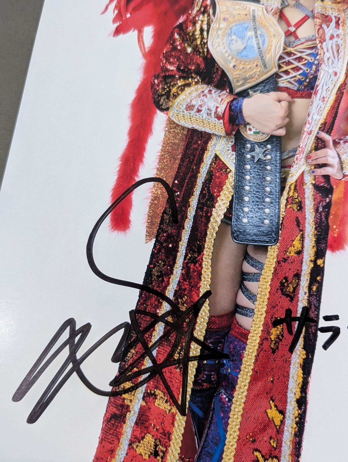 Akari hand signed autograph stardom Pro-Photo (H-8)