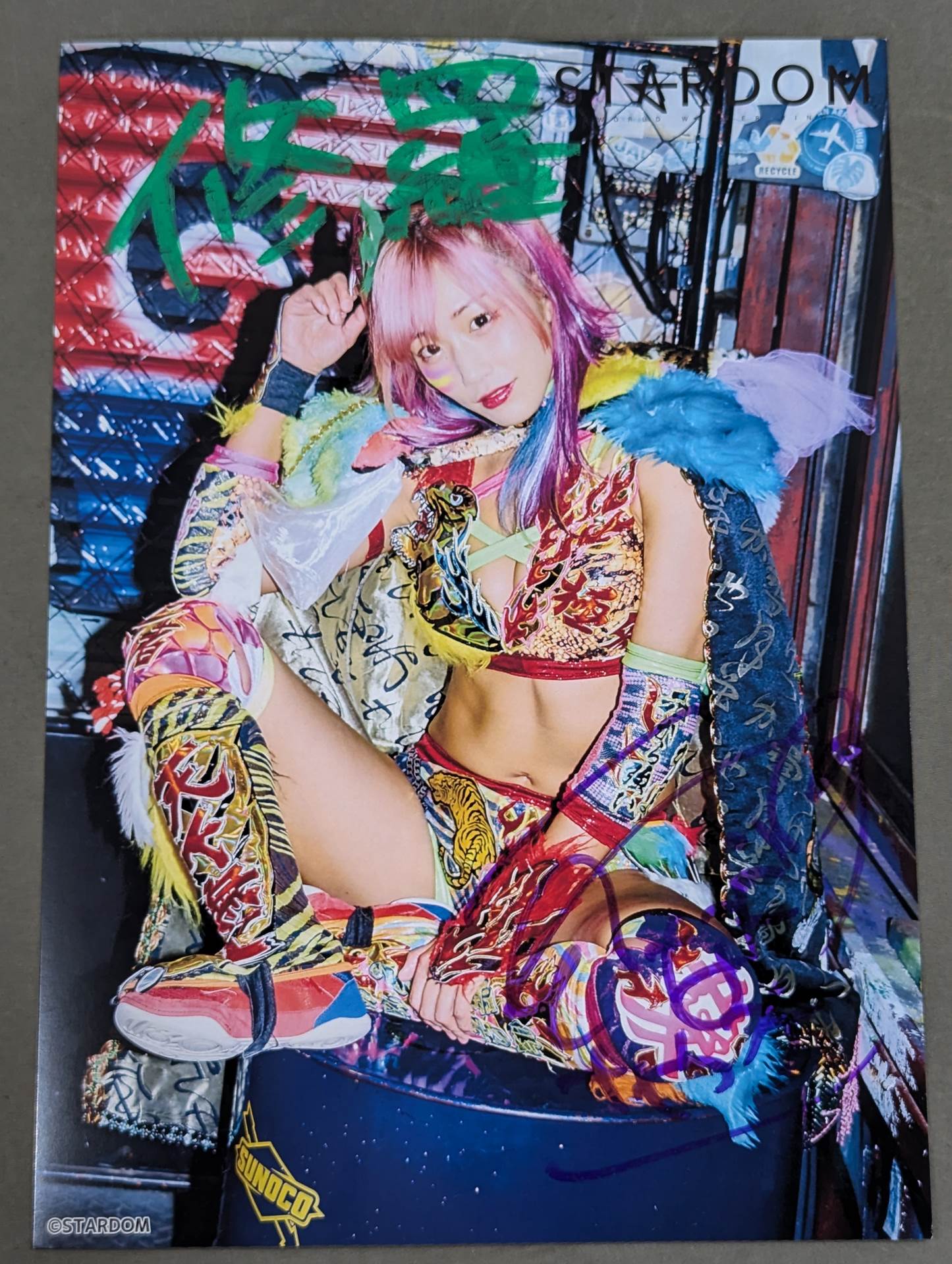 UNAGI SAYAKA  hand signed autograph  Starda Pro-Photo (N-9)