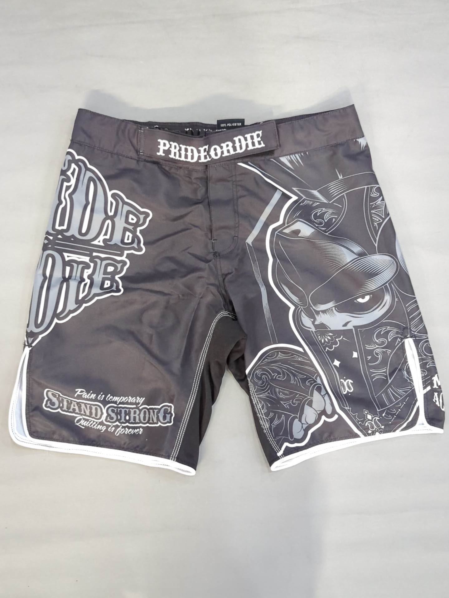 PRiDE or DiE Fight Shorts (2) (Black)
