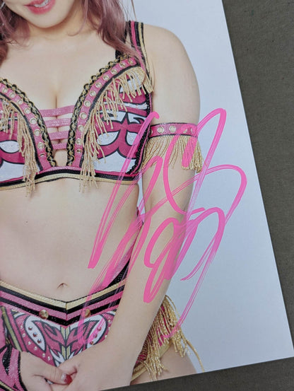 Mina Shirakawa  hand signed autograph  Starda Pro-Photo (H-5)