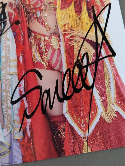 Sareee (SARRAY) &NATSUPOI 2 hand signed autographs  Pro-Photo 