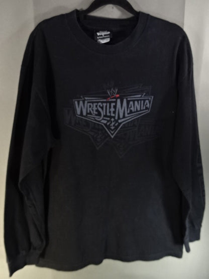 WRESTLEMANIA 22 ロングスリーブTシャツ(WWE(2005) / ブラック)