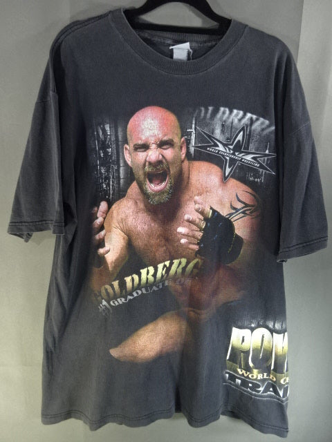 ビル・ゴールドバーグ ピクチャー Tシャツ①(WCW(1999) / ブラック)