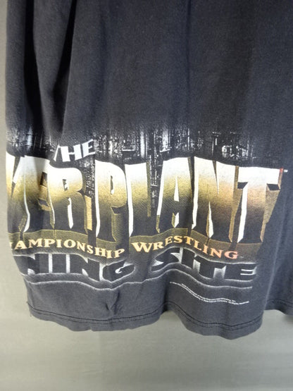 ビル・ゴールドバーグ ピクチャー Tシャツ①(WCW(1999) / ブラック)