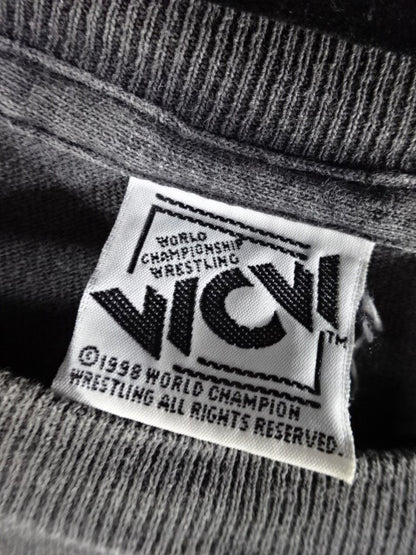 ビル・ゴールドバーグ ピクチャー Tシャツ①(WCW(1999) / ブラック)