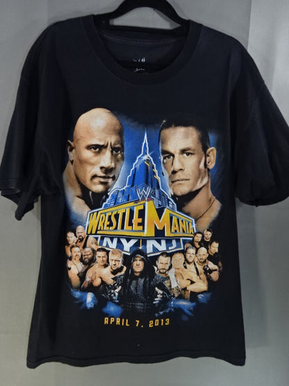 WRESTLEMANIA 29 John Cena  vs The Rock Picture T-Shirt (2013)