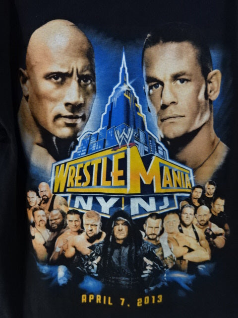 WRESTLEMANIA 29 John Cena  vs The Rock Picture T-Shirt (2013)