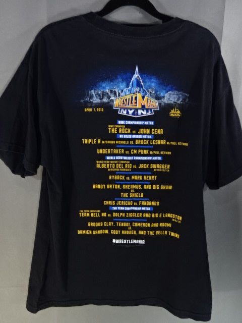 WRESTLEMANIA 29 John Cena  vs The Rock Picture T-Shirt (2013)