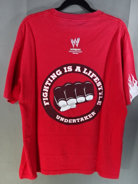 アンダーテイカー Tシャツ①(WWE(2002) / レッド)