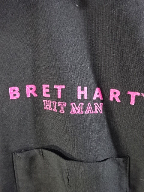 ブレット・ハート オープンカラーシャツ①(WWE(2010s) / ブラック)