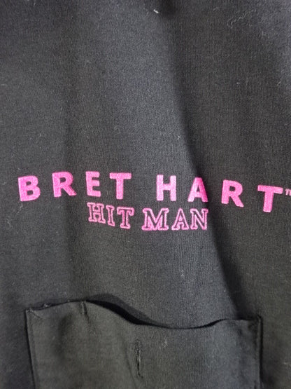 ブレット・ハート オープンカラーシャツ①(WWE(2010s) / ブラック)