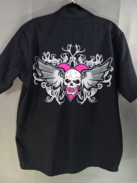 ブレット・ハート オープンカラーシャツ①(WWE(2010s) / ブラック)