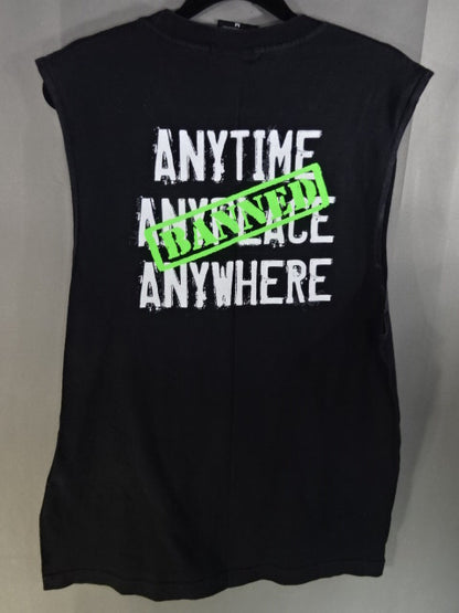 D-GENERATION X ノースリーブTシャツ①(WWE(2007) / ブラック)