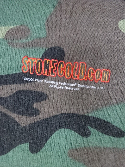 ストーンコールド・スティーブ・オースチン タンクトップ①(WWF(2000) / カモフラ)